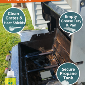 Grill Cleaning & Safety Checklist for Rentals - Digital Download